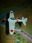 A collection of Japanese aircraft in 1/144 scale.