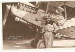 Belgian pilot  sous- Lt. Marcel Devos. 
 
Standing in front of a Belgian RE8 ( with the original engine) 
Flesw 106 war-missions; Skimmed the German...