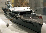 HMS Glorious in 1/192 in the FAA museum 
Starboard Bow view 
www.shipmodels.info