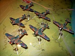 Hurricanes on the hunt! Sweet & Revell 1/144 model kits.
