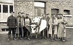 Company cooks from Landsturm Infantry Battalion 'Gera' and a week's worth of Rindfleisch 
 
Letter on reverse (below) translated by Immanuel84:...