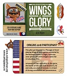 Draft Origins 2018 Business Card 
Wings of Glory WWI 
Participant Card 
 
Low Res image showing both sides of print files for printing business...