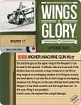 Equipment Card 
Nieuport 17 
Higher MG 
Advanced Rules