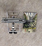 Fokker D VII I repainted for Doc at the Central Florida Garrison.  I also made the custom card to go with it.