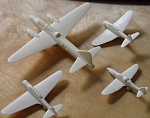 AiM Aircraft - (clockwise) G4M Betty, Dauntless, Defiant and B5N Kate