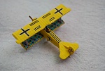 Liked the yellow Fokker D VII Gottard Schassenberg flew, but did my own take on it: left the checkers off the fuselage and kept the tail fin yellow instead of white.