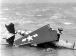 Another of the 150 carrier based aircraft damaged or destroyed by Typhoon Cobra