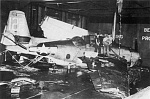 Planes on the hangar decks did not fare well either