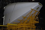 Transport tail cone stored in the VAB.