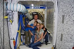 Family shot in front of the siide hatch.  All visitor's got to sign the access way before close-out.