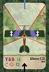 Albatros C.III in Lithuanian markings