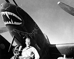 Click image for larger version. 

Name:	Lt_James_Hagenback_of_the_94th_FS_1st_FG_with_his_P-38_Bat_Out_Of_Hell.jpg 
Views:	325 
Size:	34.8 KB 
ID:	203059