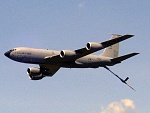 A KC-135 makes an EXTREMELY low ground rumbling flyby... it was AWESOME!