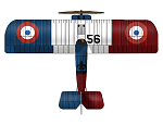 Sopwith Camel 
Escadrille 56 
 
Work in Progress of a custom paint scheme