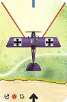 Pfalz D3 - Purple Early Cross with background