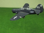 VB-82 SB2C Helldiver, 1/200 Armaments in Miniature model.  Miscellaneous Miniatures decals.