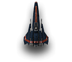 Colonial Viper MkII 
Black/Red trim - Unarmed ECM 
 
BattleStar Galactica 2003 (Non-canon?)