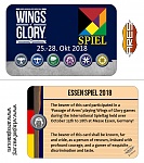 Draft Essen 2018 Business Card 
Wings of Glory 
Participant Card 
 
Low Res image showing both sides of print files for printing business cards....