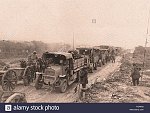 battle of verdun 1916 convoy of berliet trucks on the sacred way FGP4K6