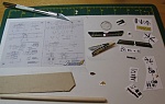 01- Using a scale drawing to cut formers to help construct the fuselage