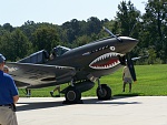 P-40 flight demonstration after talk!