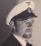Kapitnleutnant Gustav-Adolf Mugler; 
CO of German Submarine U-41 (Type IX)