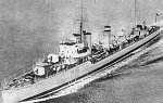 RN "D-class" Destroyer HMS Daring, before the war
