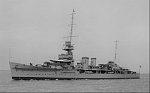 Light Cruiser HMS Dunedin (D 93)