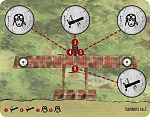 WGF Caproni Ca.3a 
1 Squadron IV Gruppo, Italian Air Force 
Stamped Camo 
 
Management Card 
Repaint by Matt [matt56]