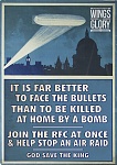 WWI Zeppelin Poster (Almost) Blank