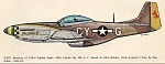 North American P-51D 
Maj. Gillier 
343rd FS; 55th FG; 8th Air Force 
1944