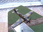 Hurricane Mk.IIb/trop 
Unit: 73 Sqn, RAF 
Serial: R (BD930) 
Libya, North Africa, Summer 1942.