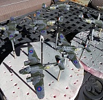 1/144 Beauforts from Peter's Planes painted by Kevin Hammond (Miscellaneous Miniatures)