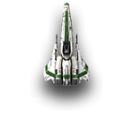 Colonial Viper MkII 
BlueGreen 
BattleStar Galactica 2003 (Non-canon?)