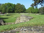 Canadian trench looking at German Trench