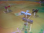 Kaiserschlacht 17 - A burst from seven-kill British Ace 2Lt. F.Gibbs (Carl Rohweder) flying the SPAD wounds the Roland observer Vzfw. Theo Bar (Bryan...