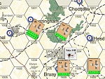 Maps for Bloody April campaign, scenario 2, March 5 1918