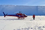 Visiting Big Razorback glacier