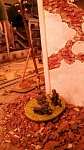 Bolt Action -- Pavlov's House game -- my forward observation team calling in an air strike on the Russians.