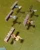 Central Powers Aircraft of late 1918: Siemens-Schuckert D.III  D.IV, Fokker D.VII and D.VIII, and Aviatik Berg D.I 
 
Models by Shapeways