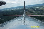 Looking back from top turret.