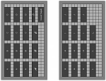 Optimized tray for max use of space.  These are 2 inch trays.