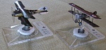 AltStands2 - Two of my converted paper planes on Aerodrome Accessories Scout Altitude Stands