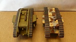 Micro Machine and Pendraken Tanks.